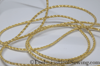 Gilt Grecian Twist Fine Metal Thread | Goldwork Metal Embroidery Threads Ecclesiastical Sewing
