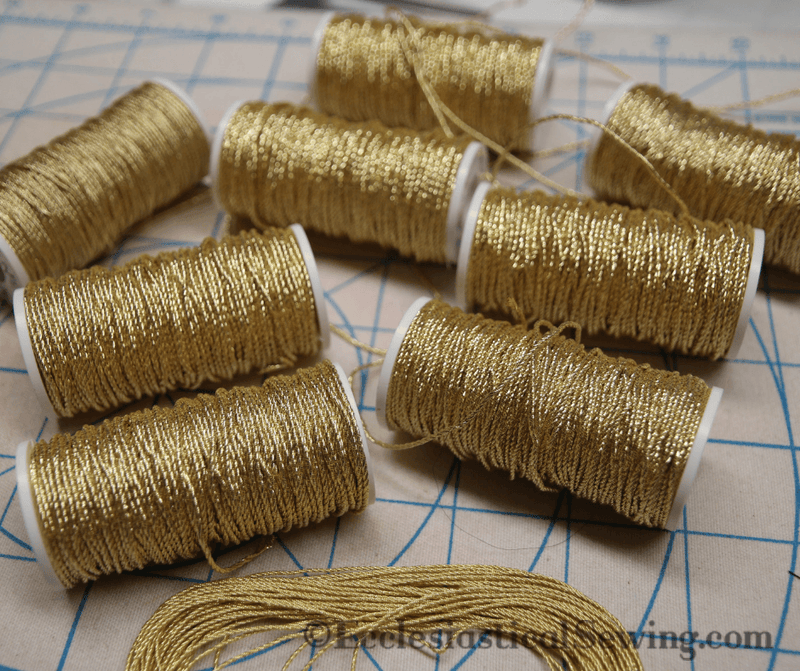 Gold Twine String,100M Gold Thread Twist Ties with Coil,Gold