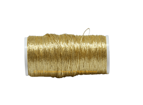 Gilt  Wavy Passing Thread Goldwork Embroidery | Goldwork Embroidery