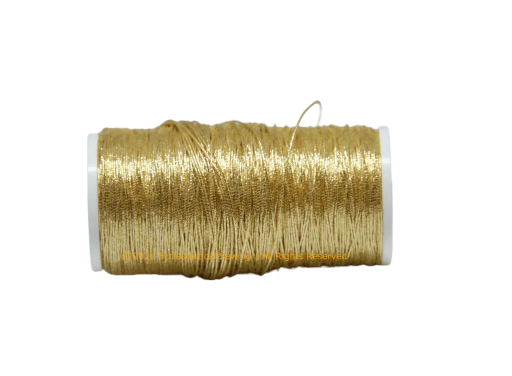 Gilt Wavy Passing Thread Goldwork Embroidery | Goldwork Embroidery ...