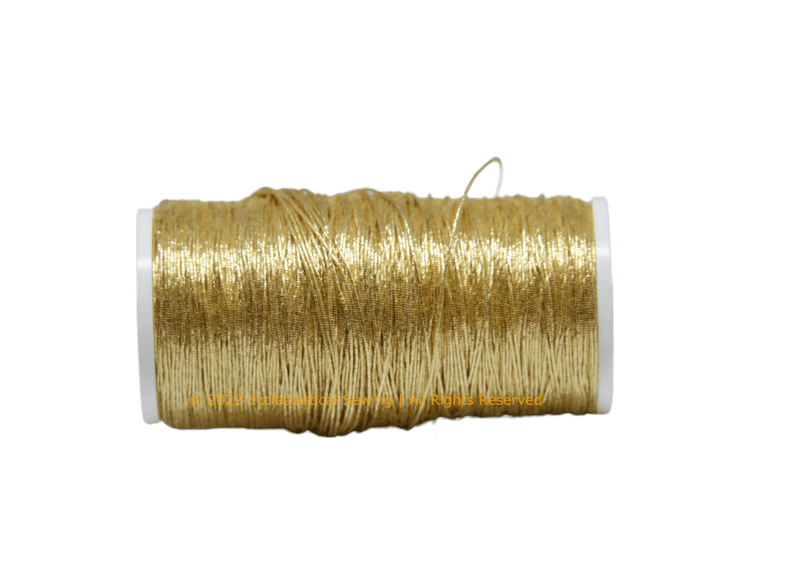 Wavy Thread Design Gilt Wavy Passing Thread Goldwork Embroidery | Goldwork Embroidery