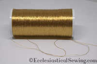 Med Gold #341 Wire Thread | Goldwork Threads Ecclesiastical Sewing