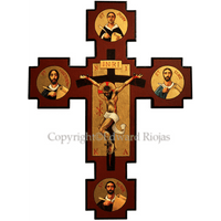 Gospel Crucifix Ed Riojas Print | Liturgical Artwork Print