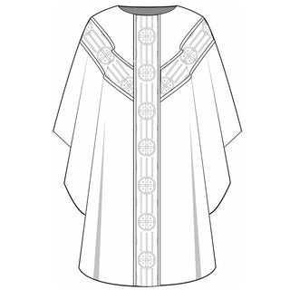 Ecclesiastical Pattern White Priest Religious Vestment Sewing Patterns | Ecclesiastical Sewing