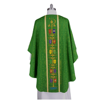 Green Apostle Chasuble for Pastors | Pastor Priest Green Chasuble - Ecclesiastical Sewing