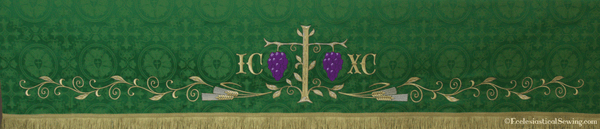 I am the Vine Superfrontal | Church Altar Hangings Ecclesiastical 