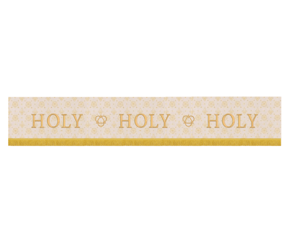 Ivory Holy Holy Holy Superfrontal | Ivory Holy Altar Cloth Superfrontal - Ecclesiastical Sewing