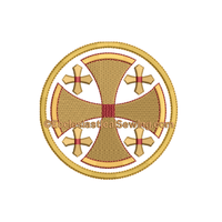 Jerusalem Cross machine Embroidery Design | Religious Machine Embroidery Design Ecclesiastical Sewing