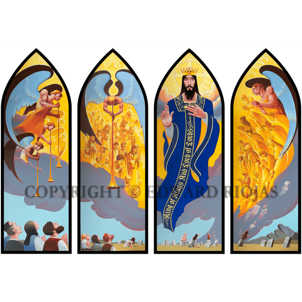 King of Kings Christian Art | Edward Riojas Liturgical Artwork