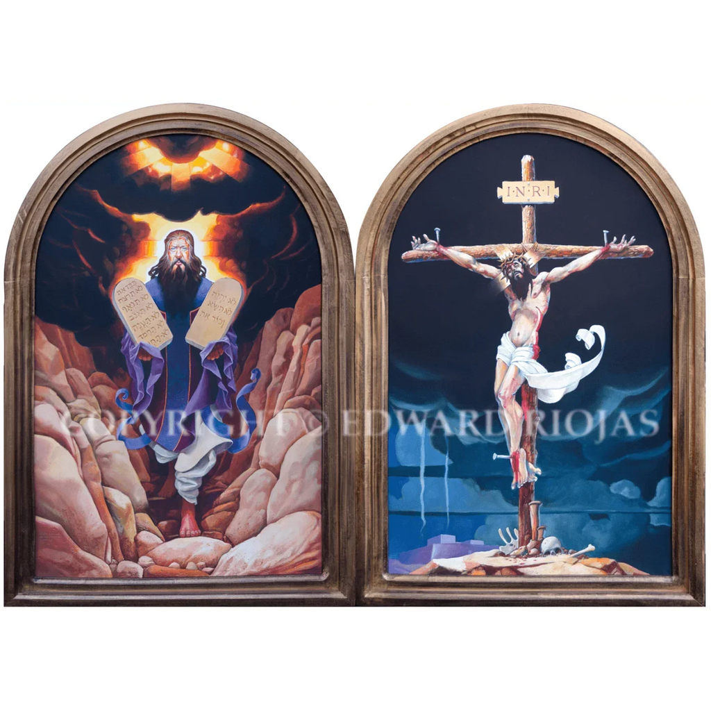 LAW and GOSPEL Giclée Print Liturgical Artwork Edward Riojas Artist ...