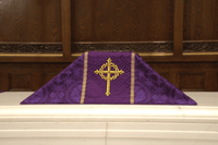 Violet Chalice Veil Lent Crown of Thorns | Lent Violet Chalice Veil Ecclesiastical Seiwng