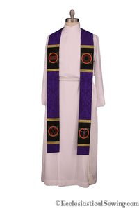 Lent Passion Stole | for Pastors, Priests and Deacons - Ecclesiastical Sewing