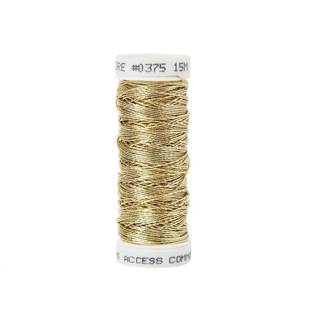 Gold Work Thread Light Gold Wire #375 Goldwork Metallic Embroidery Thread ...