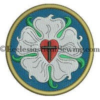 Luther Rose--Religious Machine Embroidery File - Ecclesiastical Sewing