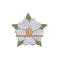 Messianic Rose Solo--Religious Embroidery Machine File - Ecclesiastical Sewing