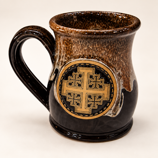 The Crusader's Cup with its Jerusalem Cross face