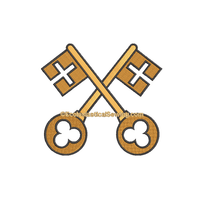 Office of the Keys Religious Machine CHurch Embroidery Design | Liturgical CHurch Embroidery Ecclesiastical Sewing