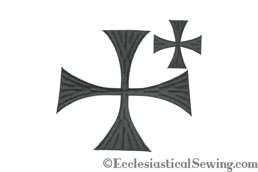 Grey Patee Cross Rayon Iron-On Applique – Ecclesiastical Sewing