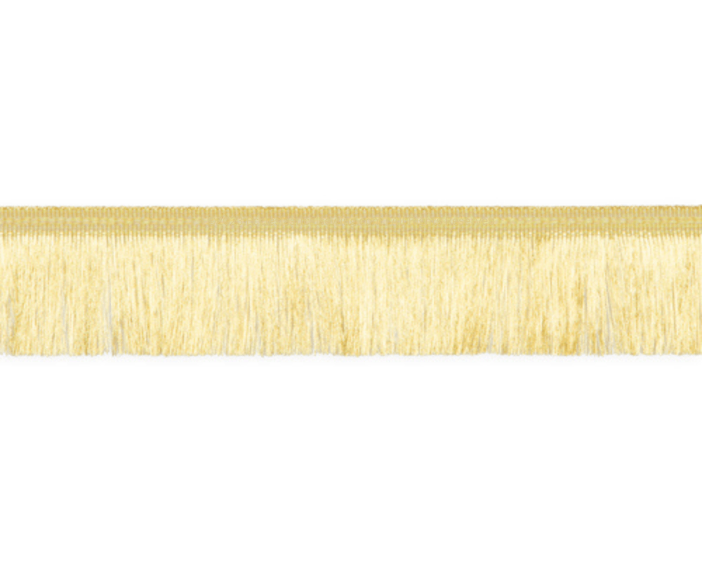 Ecclesiastical Sewing Plain Fringe 3 Deep for Church Vestments Bright Gold / Swatch Sample Size Approx. 2