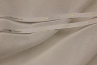 Radiance Optic White Linen Liturgical Fabric For Church Vestments