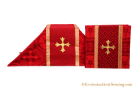 Chalice Veil and Burse | Burse and Veil Set with Iron Cross