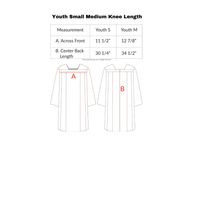 Youth Smal lMedium Knee Length Yardage Chart