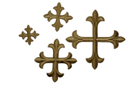 Cross Appliques w/ Iron On Back | Church Appliques, Trims and Notions