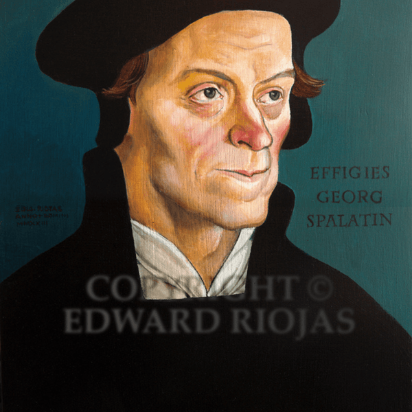 SPALATIN Giclée Print Iconic Reformation Figure | Edward Riojas Artist