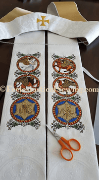 Clergy Stole #1 in the Evangelist Collection | Stoles & Vestments