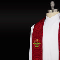 Stole Style #6 | Luther Rose | Clergy Stole - Ecclesiastical Sewing