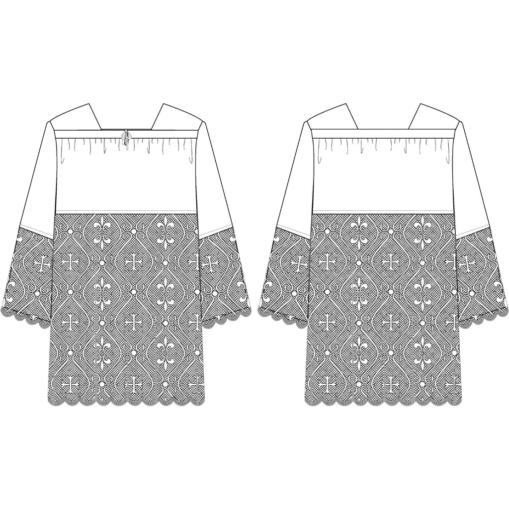 Style 4040 & 4041 Rochet for Bishops | Bishops Rochet Sewing Pattern ...