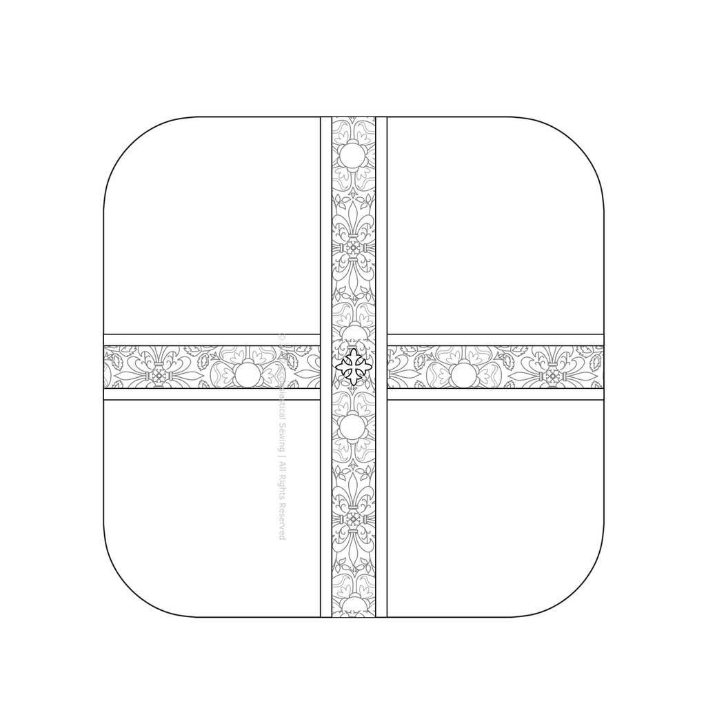 Urn Pall Sewing Pattern for Cremains Funeral Urn Pall Church Vestments ...