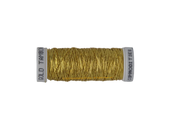 Tambour Embroidery Thread in Gold and Silver Tambour Embroidery