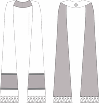 Tapered Pastor Priest Stole Pattern | Pastor Priest SClergy Stole Sewing Pattern Eccelsiastical Sewing