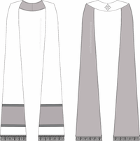 Tapered Pastor Priest Stole Pattern | Pastor Priest SClergy Stole Sewing Pattern Eccelsiastical Sewing