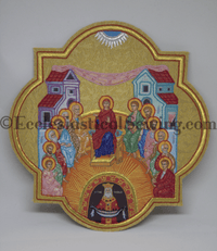 The First Pentecost Goldwork Church Vestment Applique | Goldwork Church Vestment Appliques  Pentecost appliques Ecclesiastical Sewing