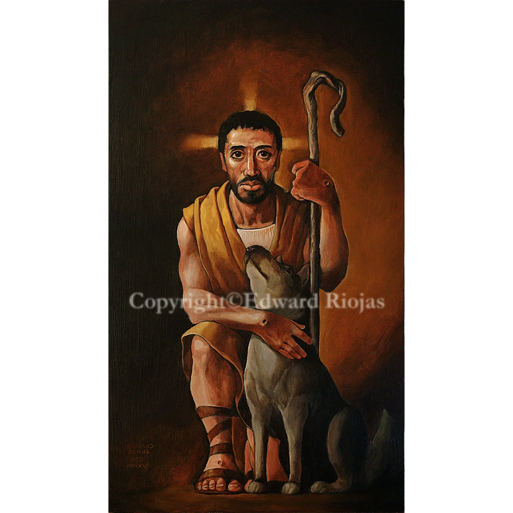 Ed Riojas Cross The Great Shepherd Ed Riojas Christian Art | Liturgical Artworks Print ...