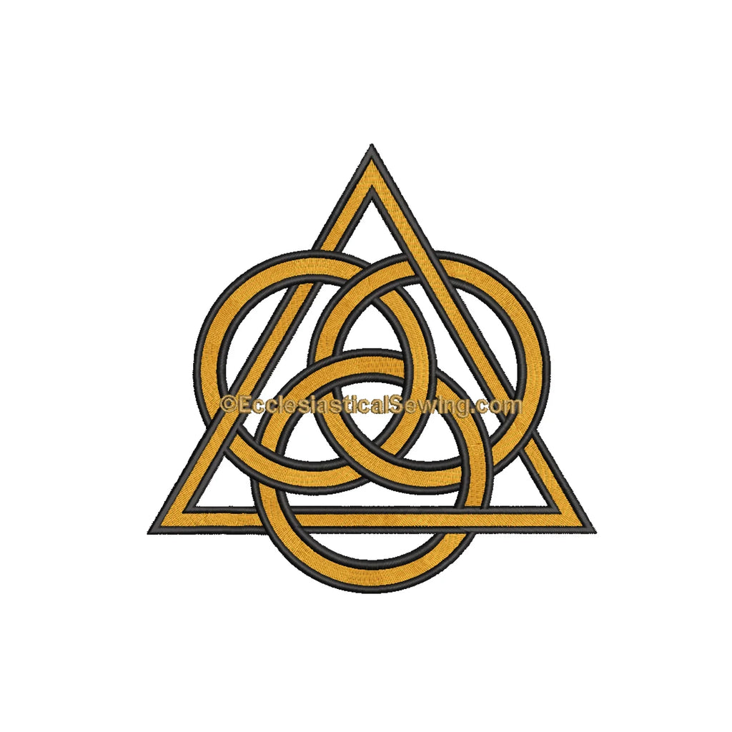 Trinity Design Unique Trinity Religious Machine Embroidery Design for Church Vestments ...