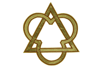 Trinity Symbol Goldwork Applique | Religious Appliques for Vestments