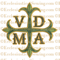 VDMA Greek Cross--Religious Machine Embroidery File - Ecclesiastical Sewing