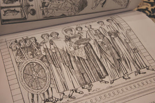 The Vestments of the Church by W. B. Marriott: Interior illustration of a procession of vested clergy.