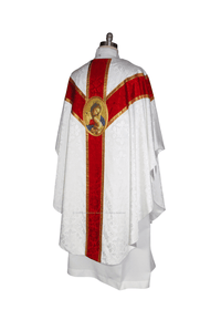 Virgin and Child Chasuble and Low Mass Church Vestment Set - Ecclesiastical Sewing