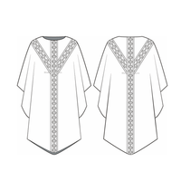 Warham Guild Chasuble Sewing Pattern | Chasuble Church Vestment Sewing Pattern Ecclesiastical Sewing