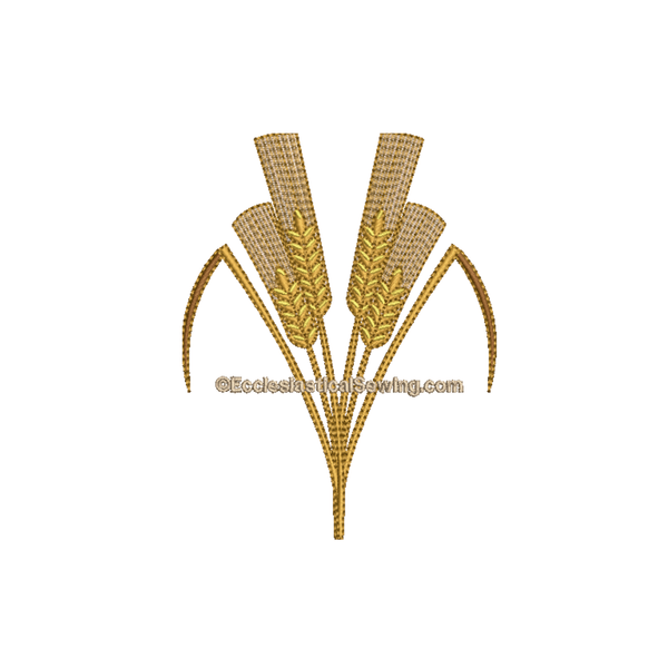 Wheat Design Pator priest vestments Machine Embroidery | Digital Machine Embroidery File Chruch Vestments Ecclesiastical Sewing 